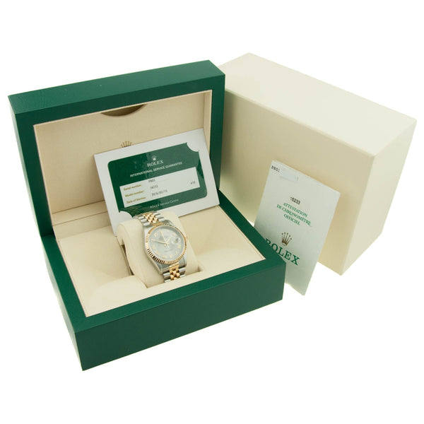 Datejust 16233 - Silver Roman Dial - 2001