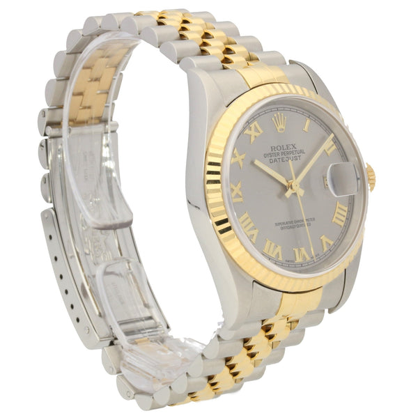 Datejust 16233 - Silver Roman Dial - 2001