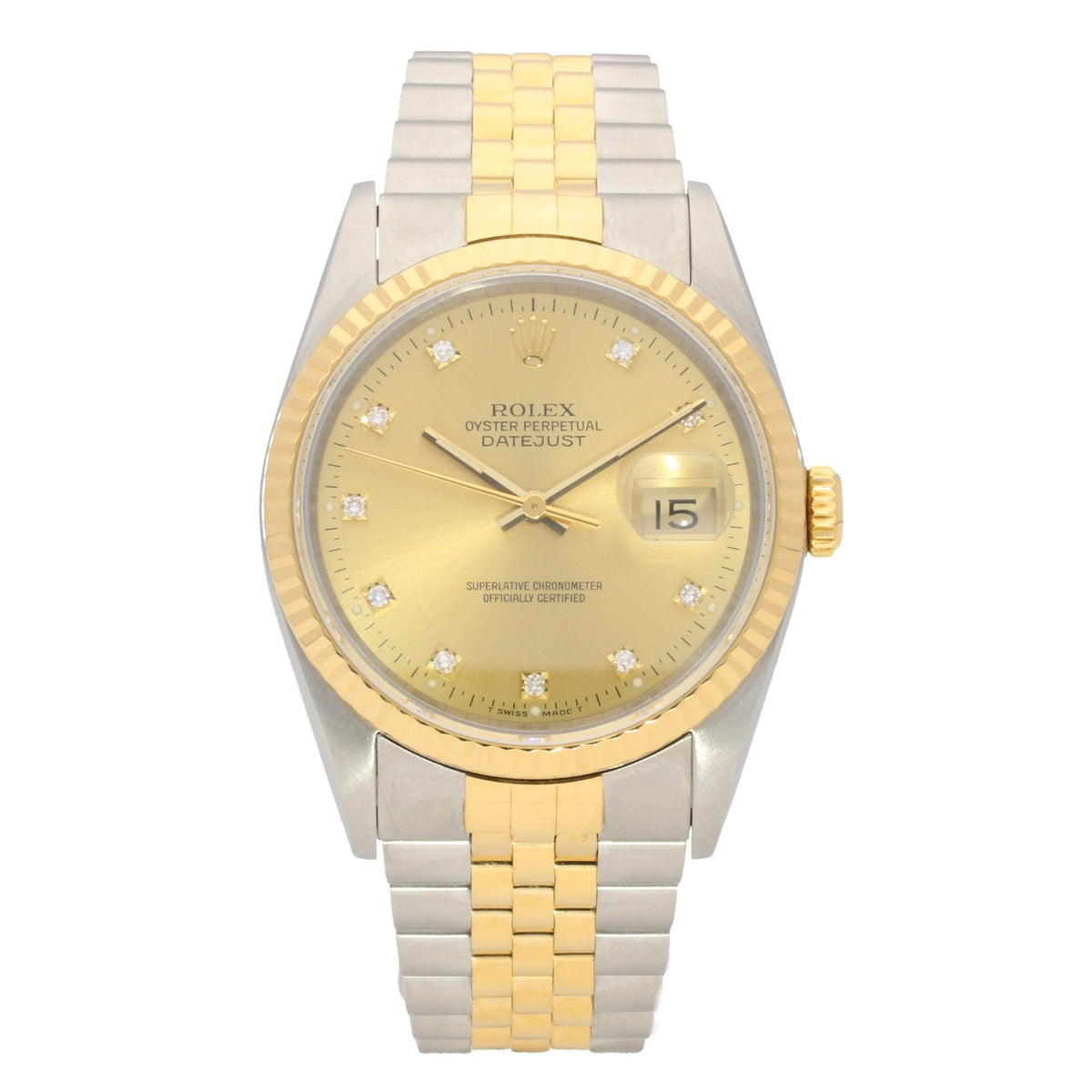 Datejust 16233 - Gents Watch - Champagne Dial - 1991