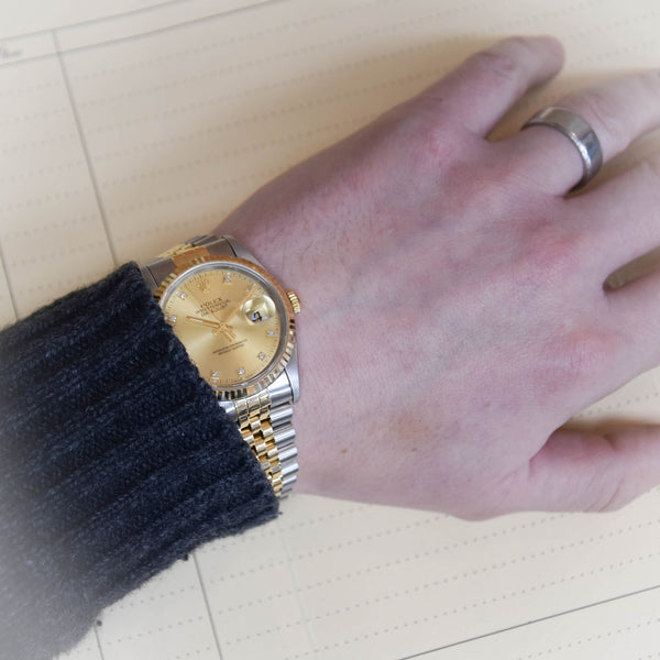 Datejust 16233 - Gold Diamond Dial - 1995