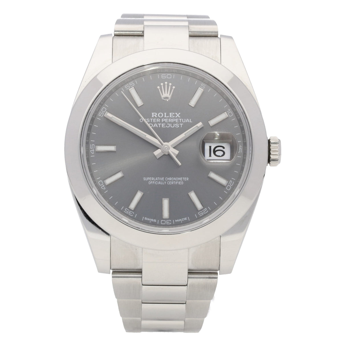 Datejust II 162300 - Gents Watch - Rhodium Dial - 2017