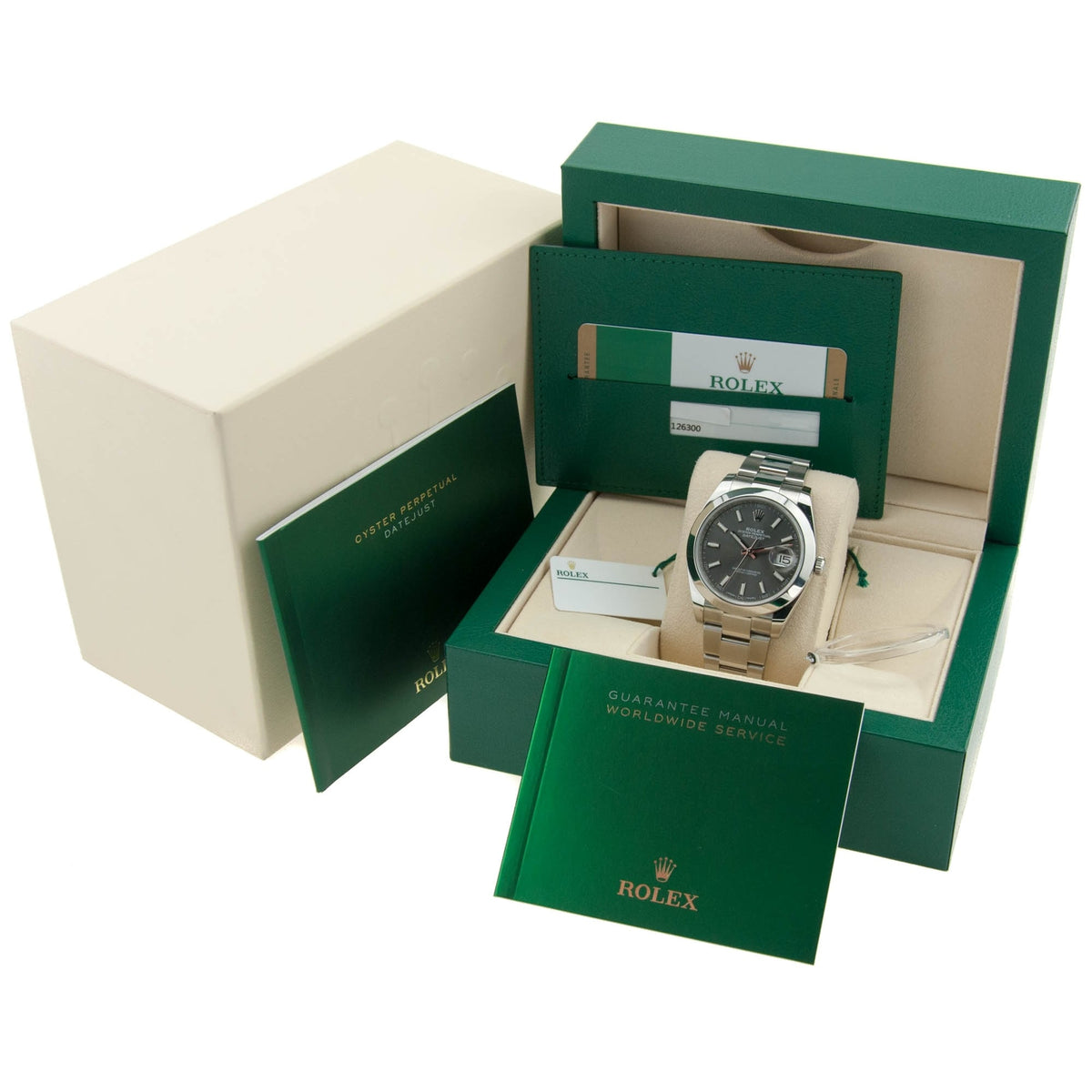 Datejust II 162300 - Gents Watch - Rhodium Dial - 2017