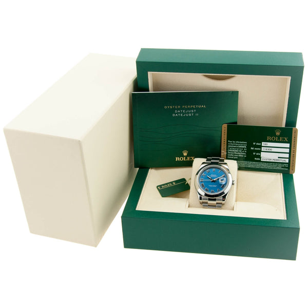Datejust II 116300 - Gents Watch - Blue Dial - 2014