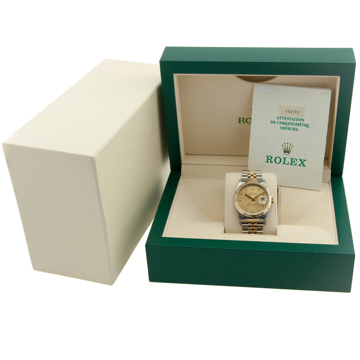 Datejust 16233 - Gents Watch - Diamond Dial - 1991