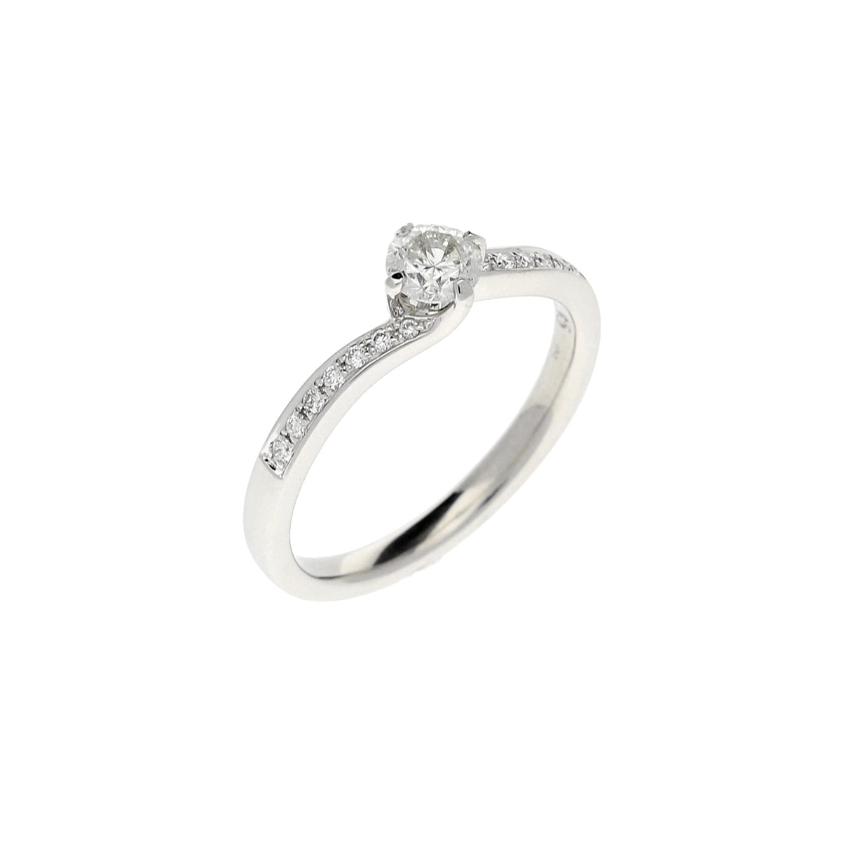 Platinum 0.43ct Diamond Engagement Ring