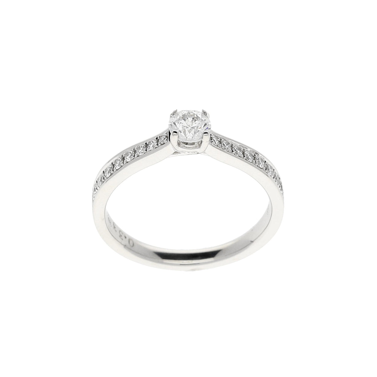 Platinum 0.49ct Diamond Engagement Ring