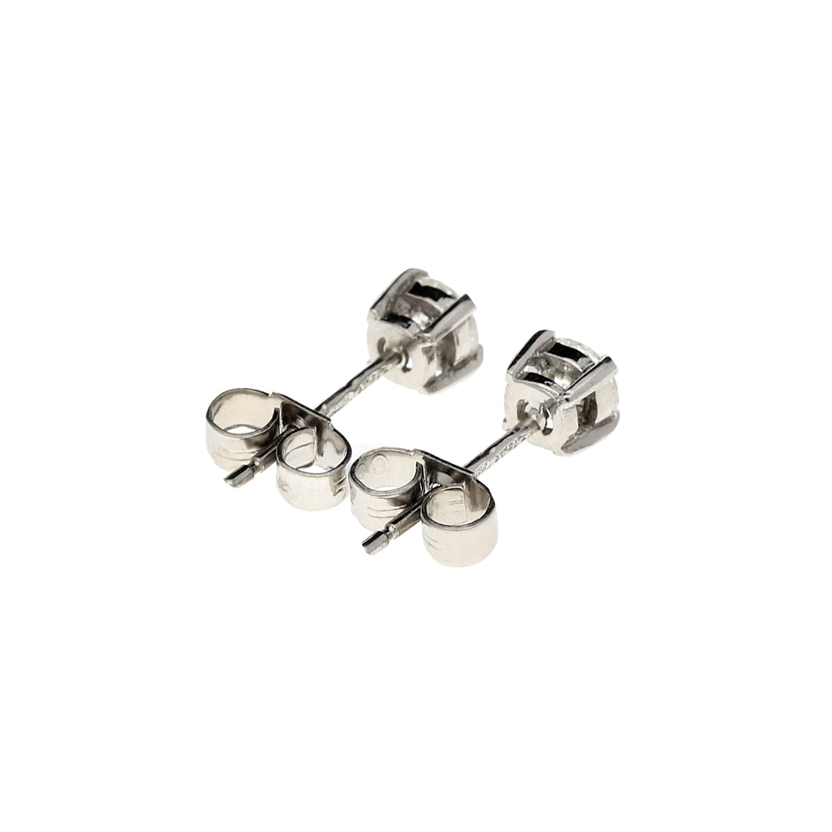 18ct White Gold Diamond Stud Earrings 0.46ct