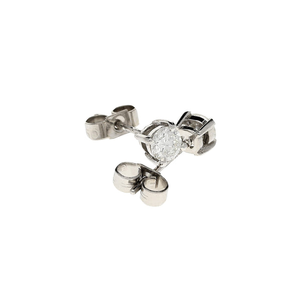 18ct White Gold Diamond Stud Earrings 0.46ct