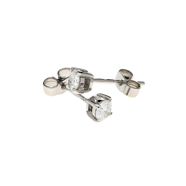 18ct White Gold Diamond Stud Earrings 0.46ct