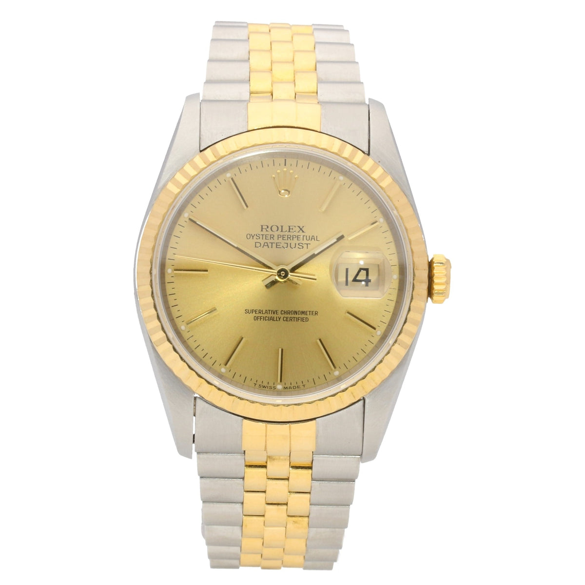 Datejust 16233 - Gents Watch - Champagne Dial - 1995
