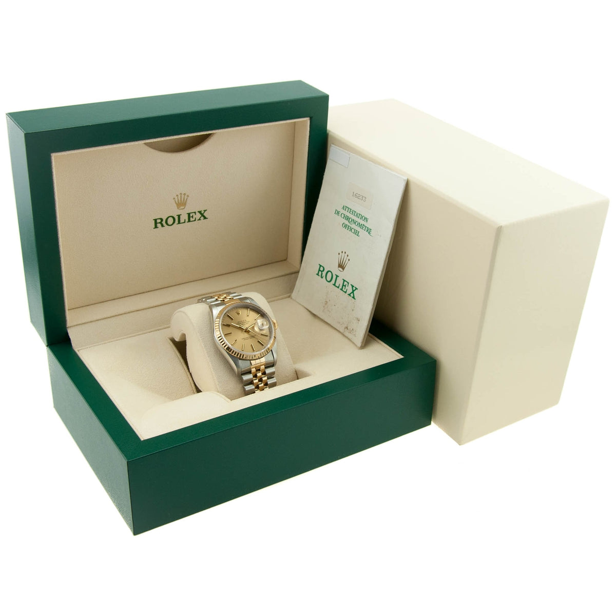 Datejust 16233 - Gents Watch - Champagne Dial - 1995