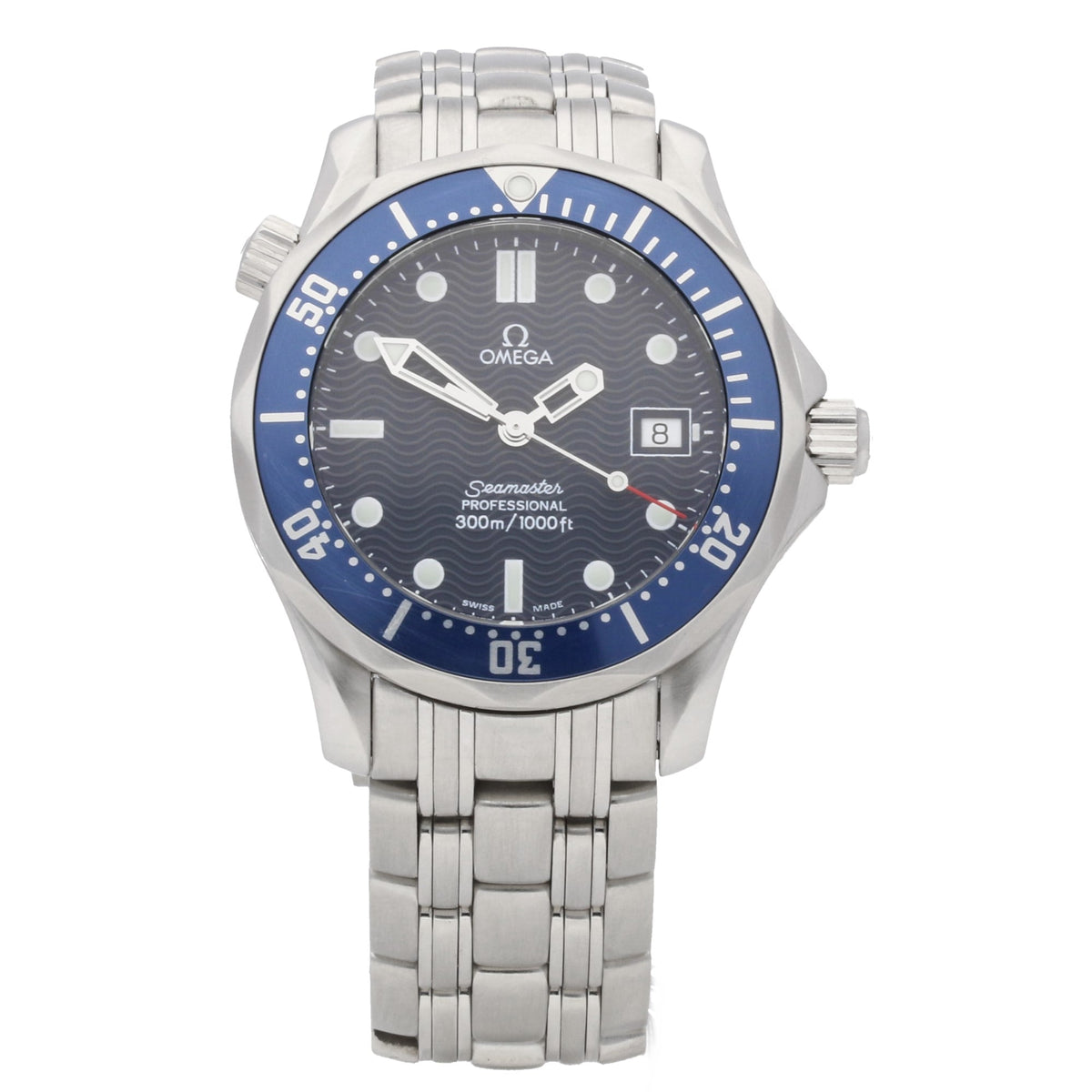 Seamaster 2561.80.00 - Midsize Watch - Blue Dial & Bezel - 2003