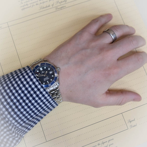 Seamaster 2561.80.00 - Midsize Watch - Blue Dial & Bezel - 2003
