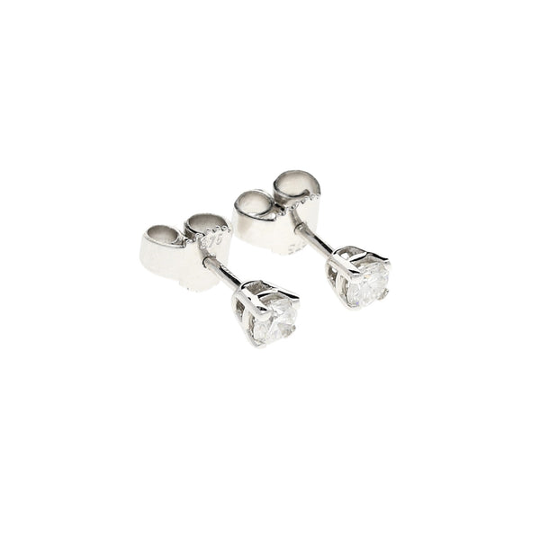9ct White Gold Diamond Stud Earrings 0.30ct