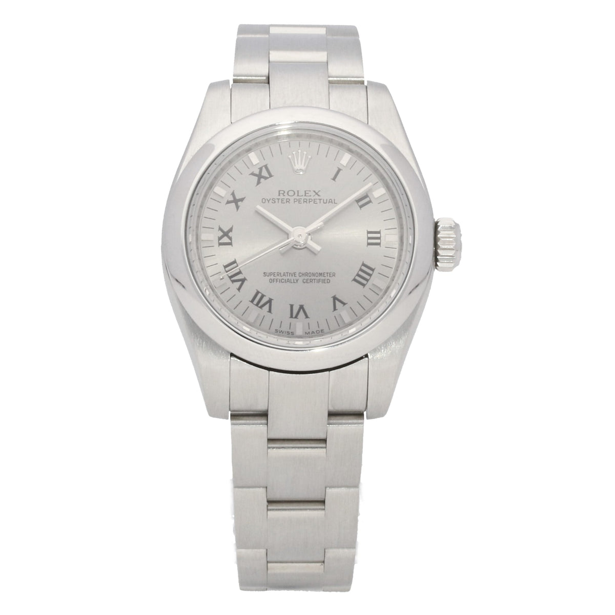 Oyster Perpetual 176200 - Ladies Watch - Silver Dial - 2007