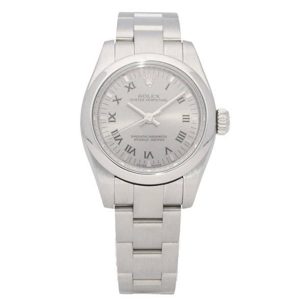 Oyster Perpetual 176200 - Ladies Watch - Silver Dial - 2007
