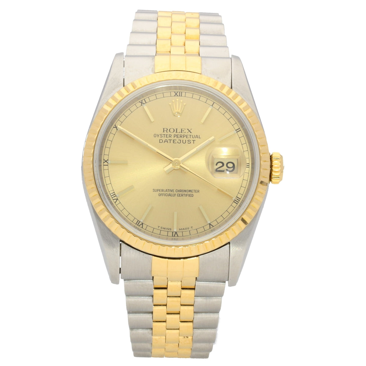 Datejust 16233 - Gents Watch - Champagne Dial - 2000