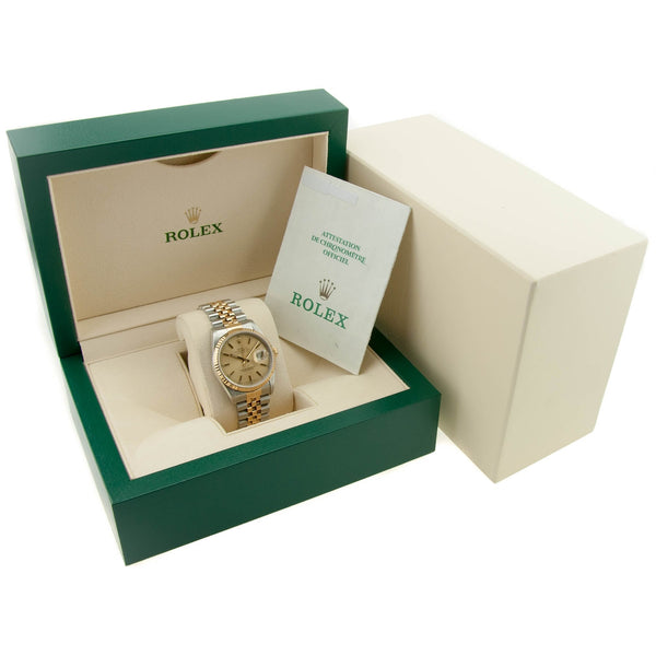 Datejust 16233 - Gents Watch - Champagne Dial - 2000
