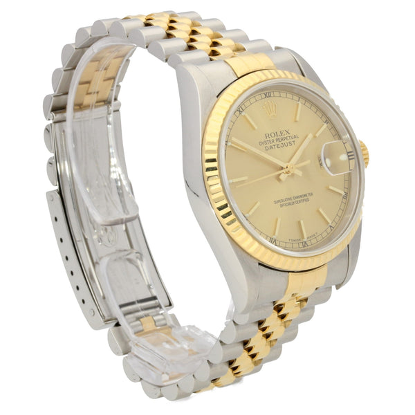 Datejust 16233 - Gents Watch - Champagne Dial - 2000