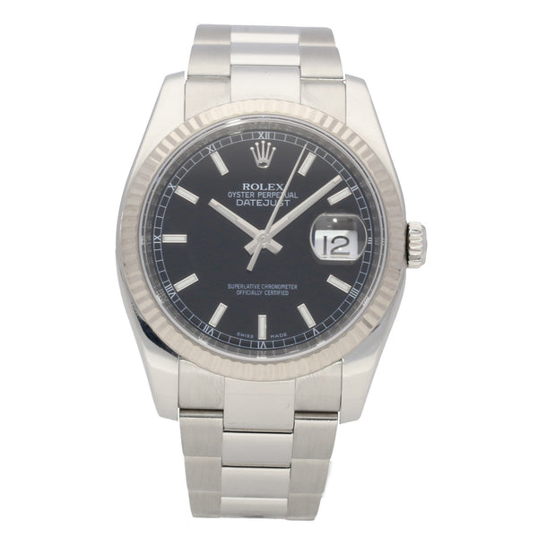 Datejust 116234 - Gents Watch - Black Dial - 2009