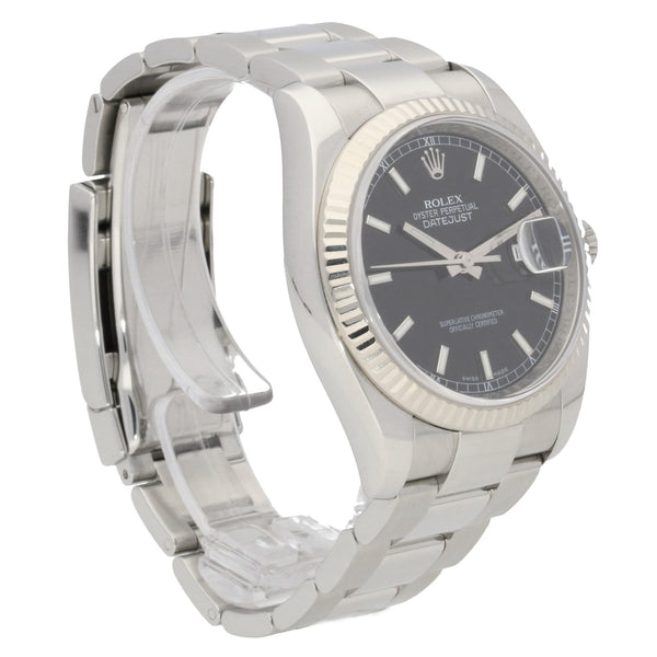 Datejust 116234 - Gents Watch - Black Dial - 2009