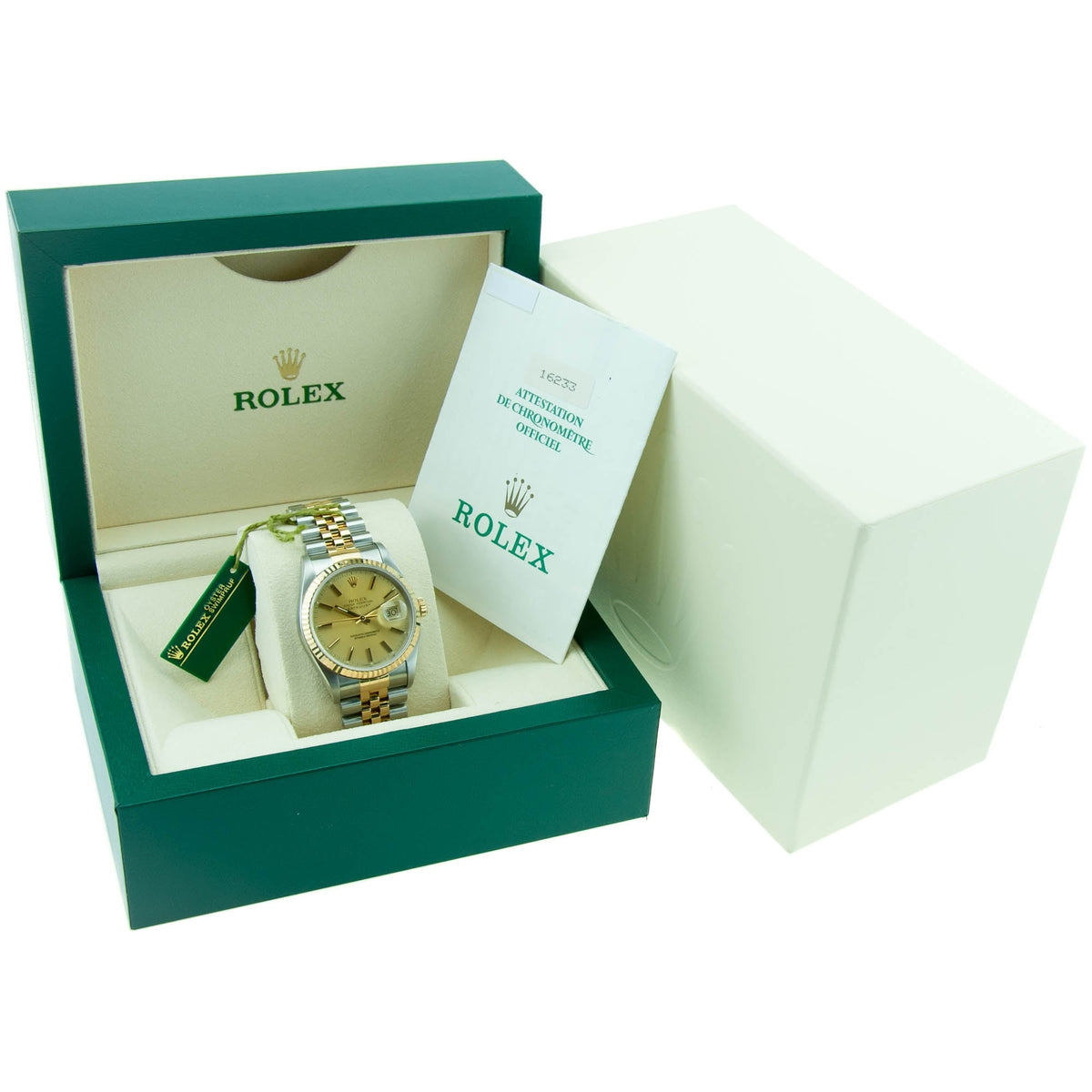 Datejust 16233 - Gents Watch - Champagne Dial - 1994