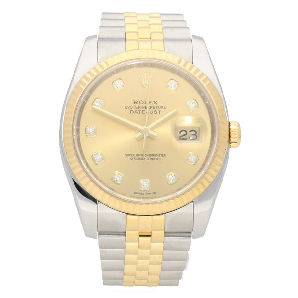 Datejust 116233 - Gold Diamond Dial - 2010