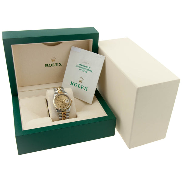 Datejust 16233 - Gents Watch - Baton Dial - 1994
