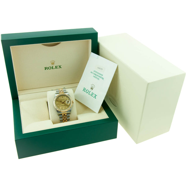 Datejust 16233 - Gents Watch - Baton Dial - 1990