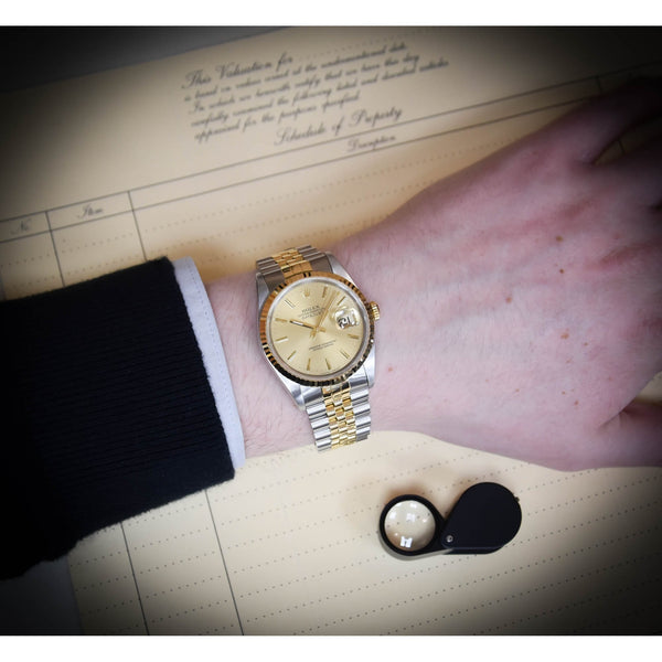 Datejust 16233 - Gents Watch - Baton Dial - 1990