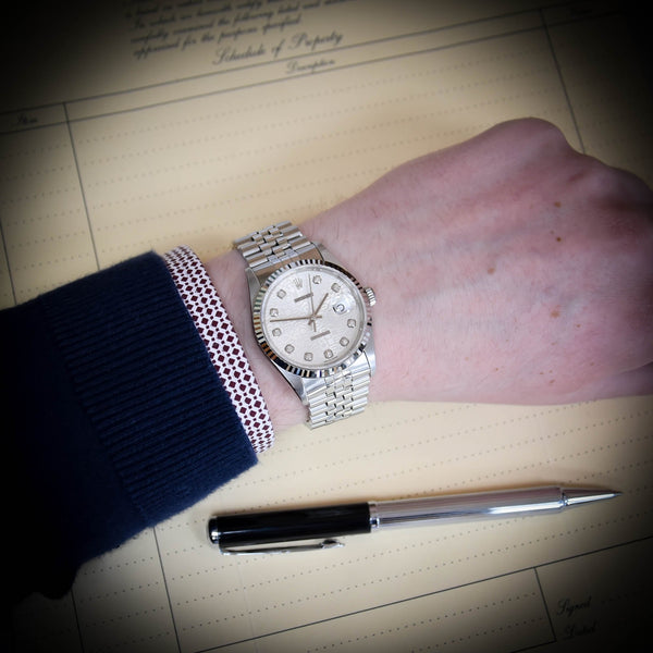Datejust 16234 - Gents Watch - Diamond Dial - 2002