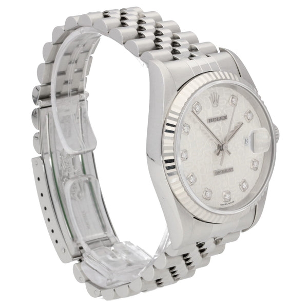 Datejust 16234 - Gents Watch - Diamond Dial - 2002