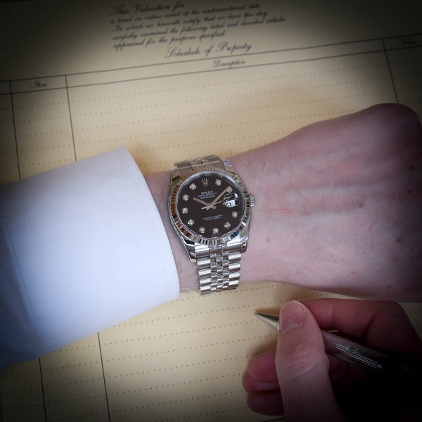 Datejust 116234 - Gents Watch - Black & Diamond Dial - 2008