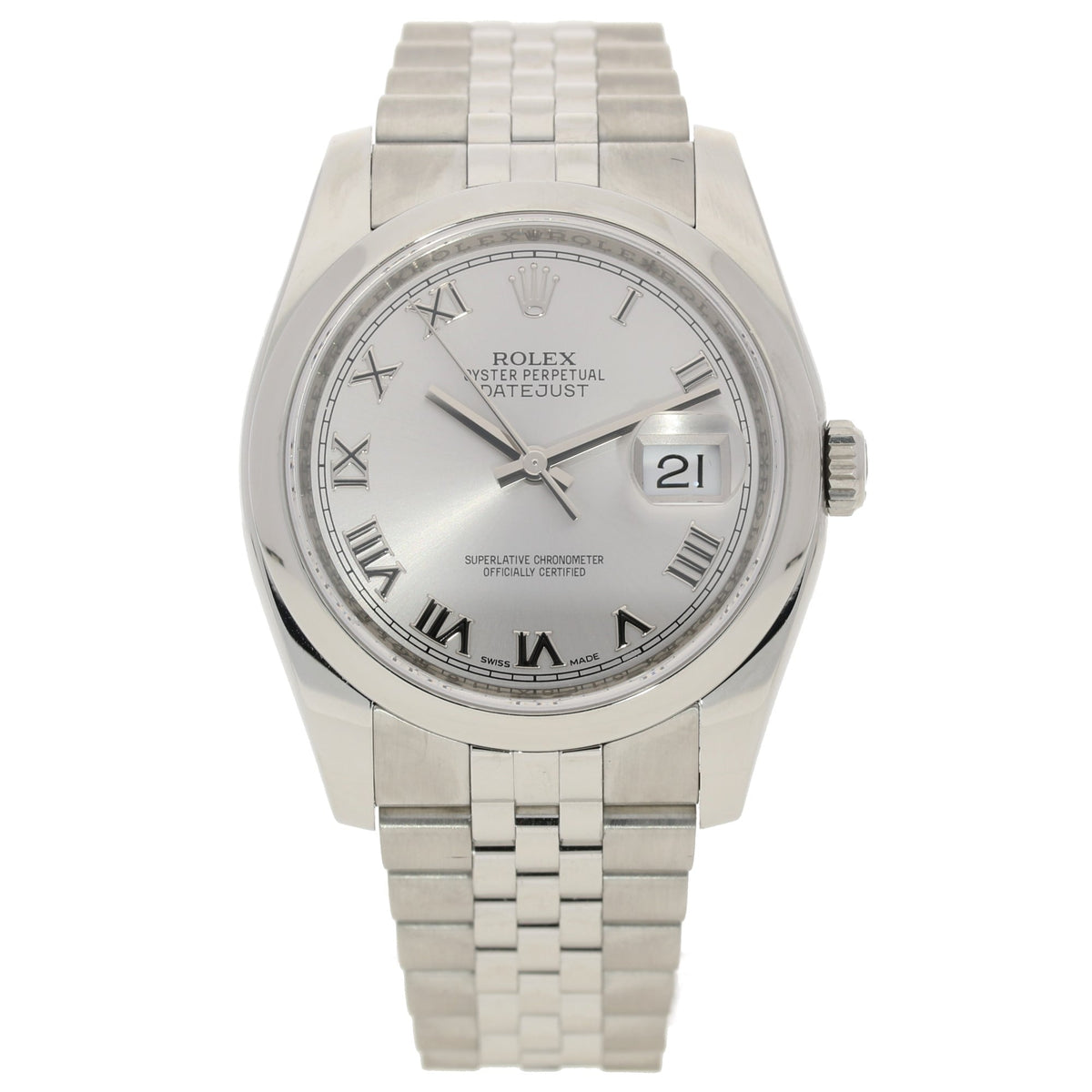 Datejust 116200 - Gents Watch - Silver Dial - 2017