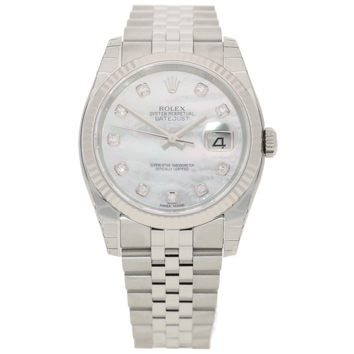 Datejust 116234 - Gents Watch - Diamond Dial - 2018 Unworn