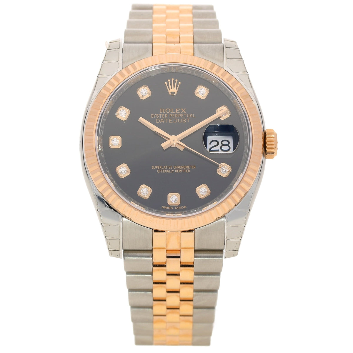 Datejust 116231 - Gents Watch - Black Dial - Unworn 2018