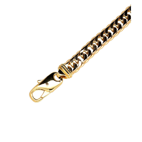 9ct Yellow Gold Gents Curb Bracelet - 29.70g