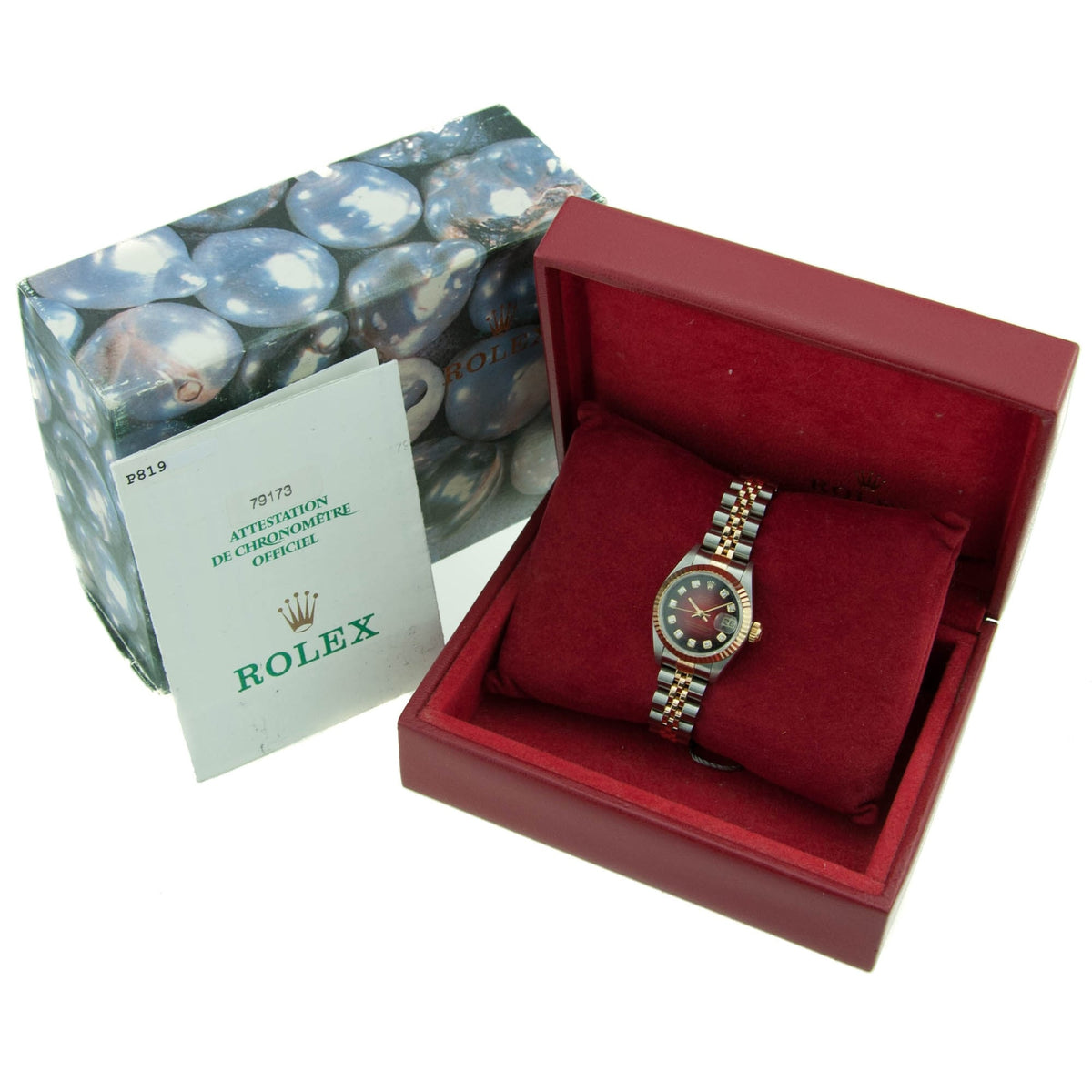 Datejust 79173 - Red Diamond Dial - 2000