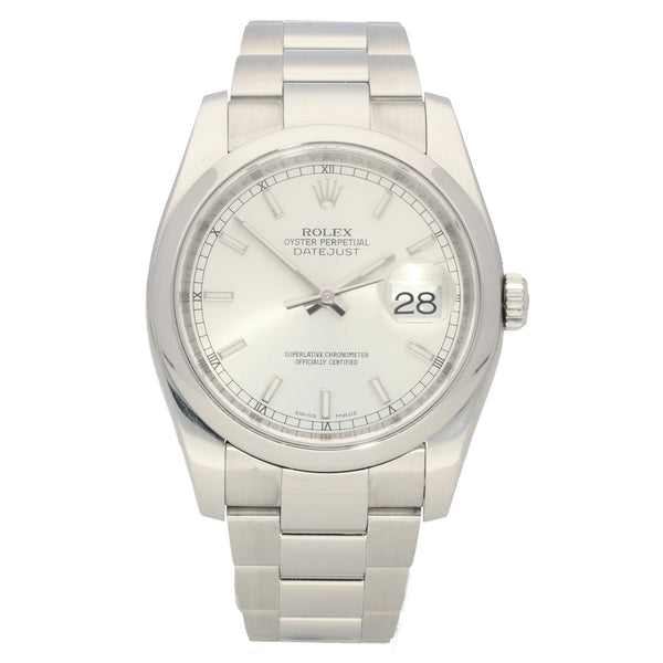 Datejust 116200 - Gents Watch - Silver Dial - 2014
