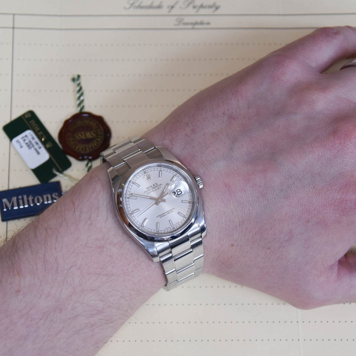 Datejust 116200 - Gents Watch - Silver Dial - 2014