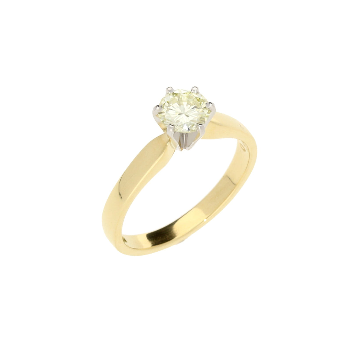 18ct Yellow Gold 0.66ct Diamond Engagement Ring