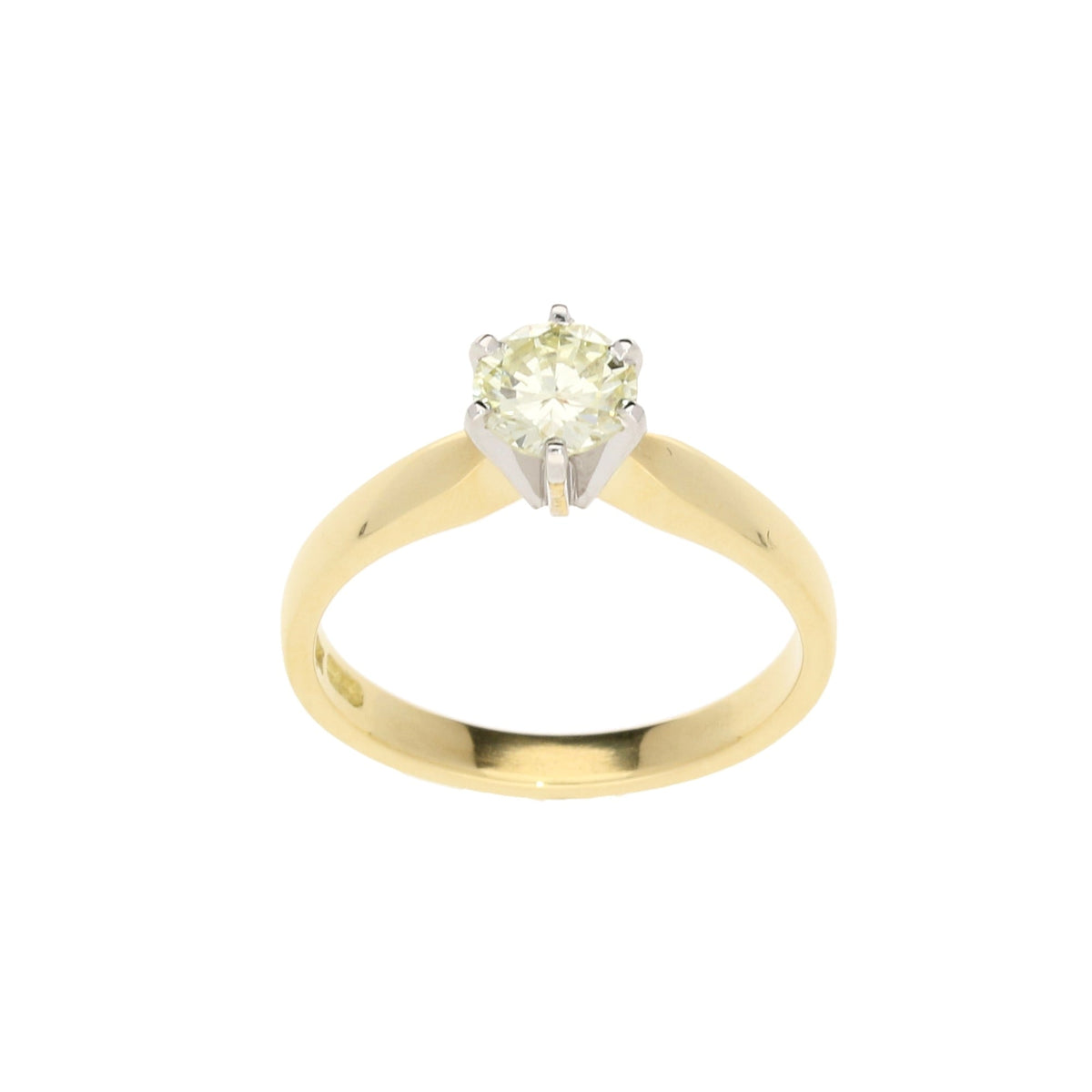 18ct Yellow Gold 0.66ct Diamond Engagement Ring