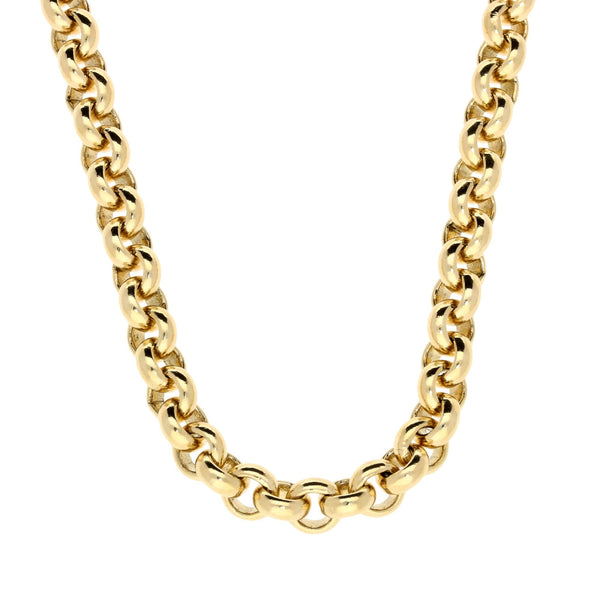 9ct Yellow Gold 22 inch Belcher Chain - 65.1 grams