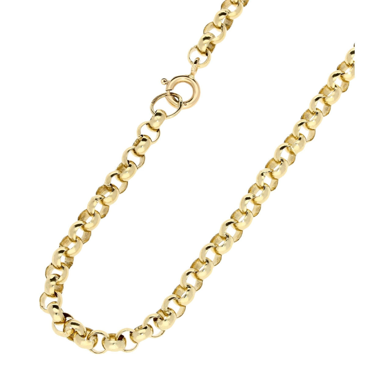 9ct Yellow Gold 18 inch Belcher Chain - 17.7 grams