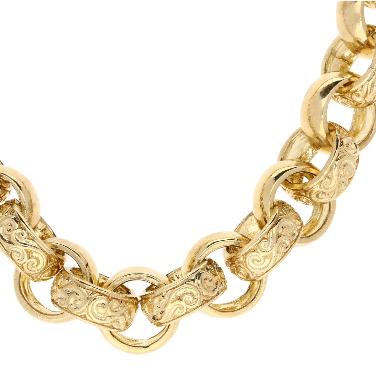 Heavy 9ct Yellow Gold 22 inch Belcher Chain - 178.5 grams