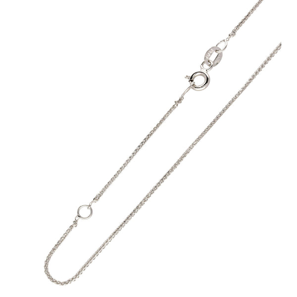 18ct White Gold Fashionable Diamond Pendant 3.4g