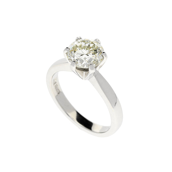 Platinum 2.17ct Diamond Engagement Ring