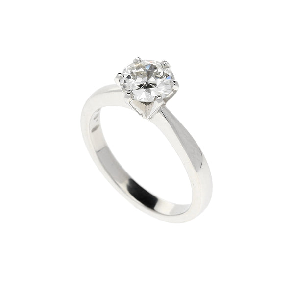 Platinum 1.04ct Diamond Engagement Ring