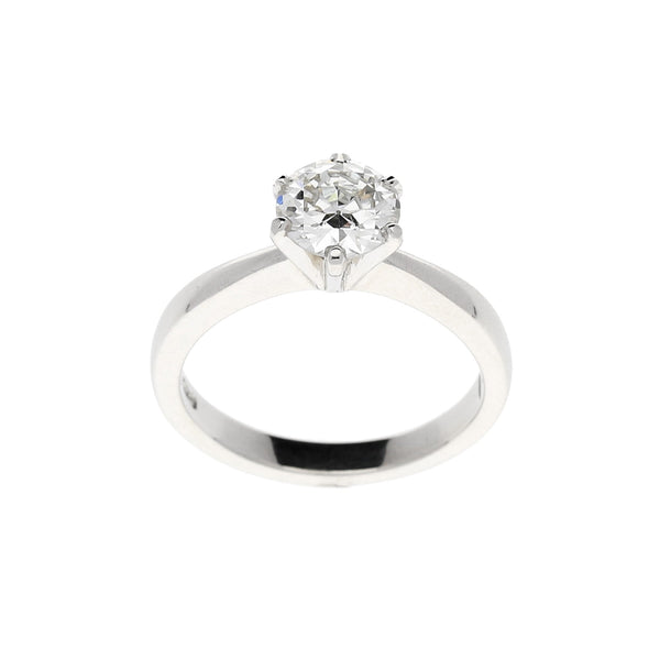 Platinum 1.04ct Diamond Engagement Ring