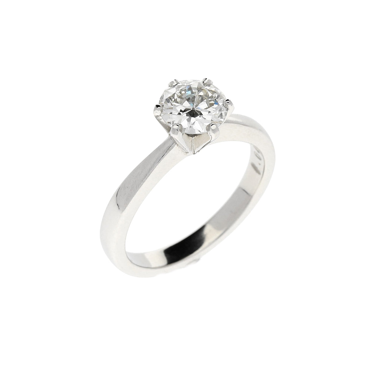 Platinum 1.04ct Diamond Engagement Ring